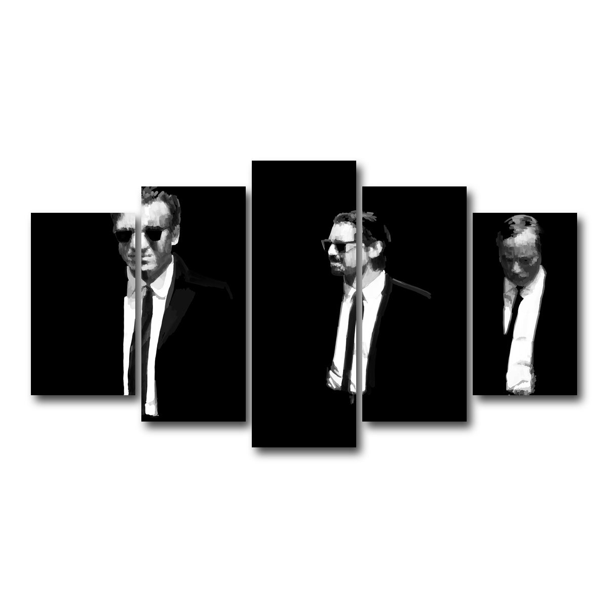 AUTO-MOCKUP WHITE | Orange Pink and Blue | 5 Piece | Gallery Wrap Canvas | group=5_normal