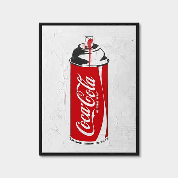 Original Spray Wall Art — Framed Canvas Format preview