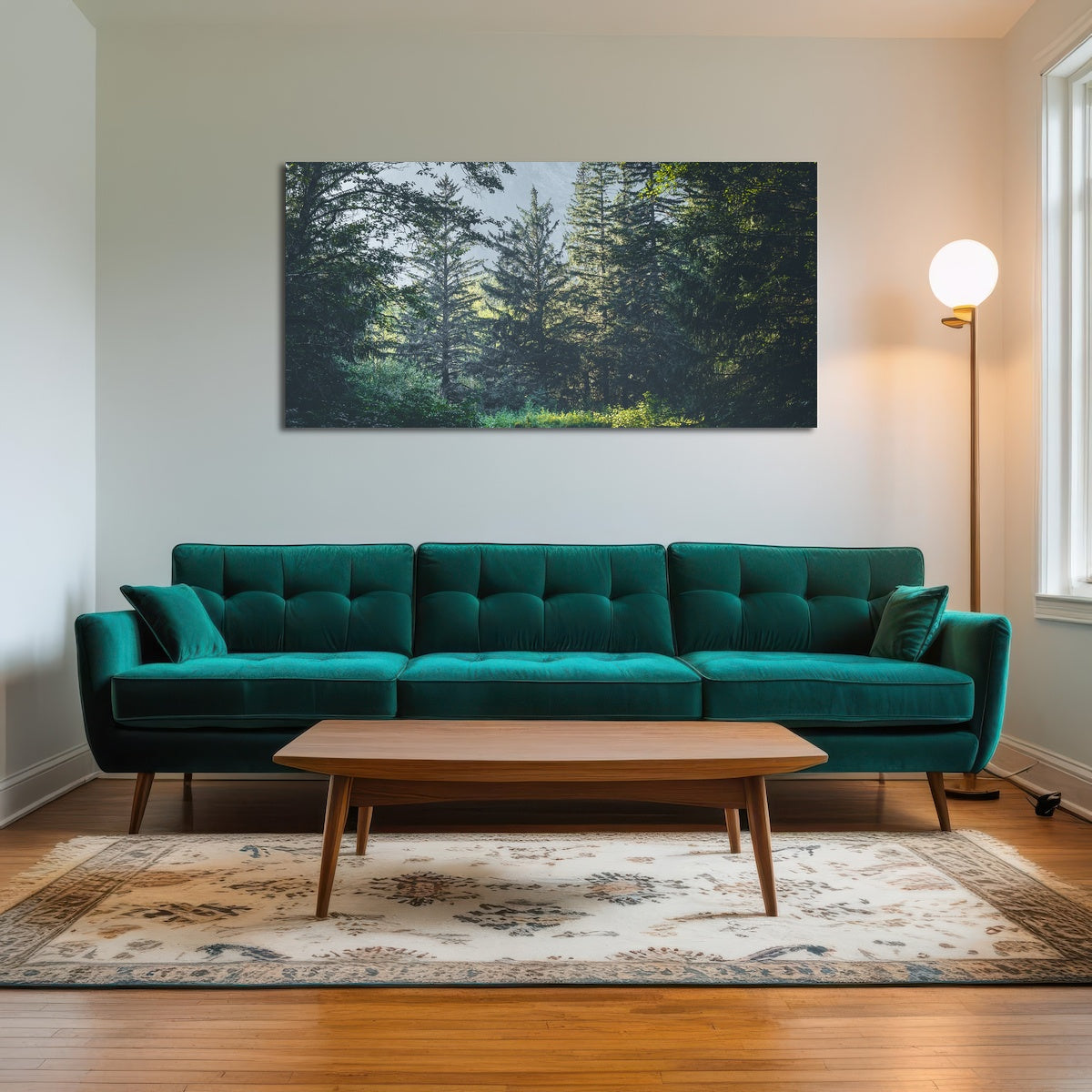 Overgrown Forest Path Wall Art
