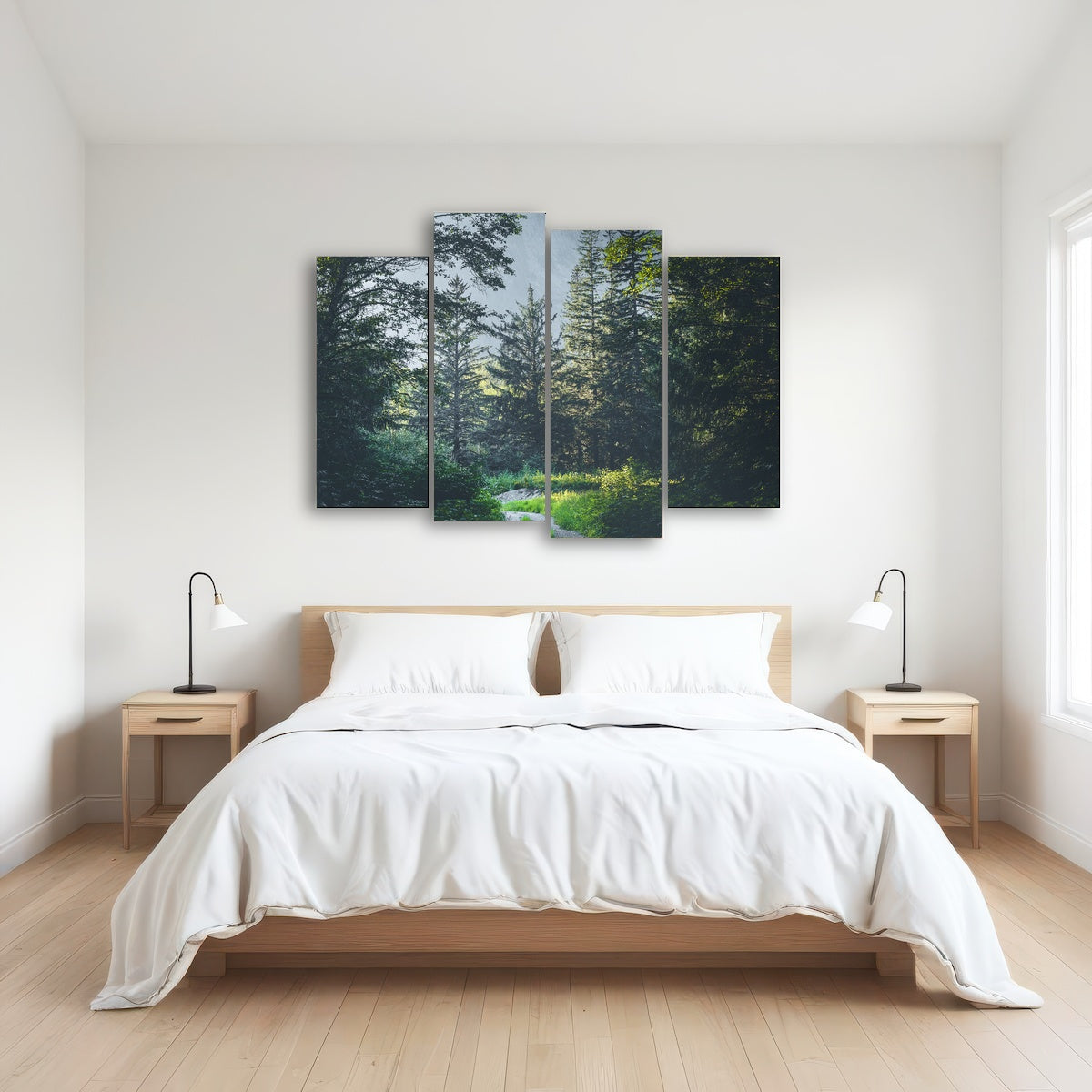 Overgrown Forest Path Wall Art