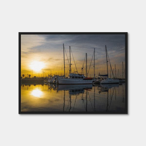 Oxnard CA Wall Art — Framed Canvas Format preview