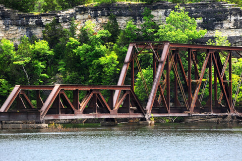 Ozarks Railway Bridge Wall Art