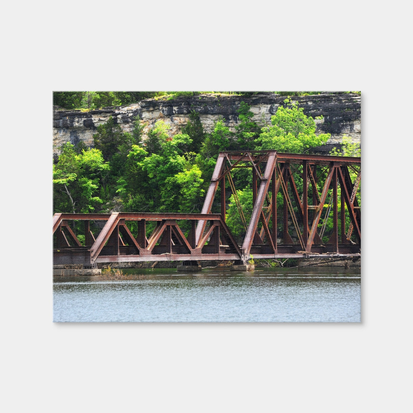 AUTO-MOCKUP WHITE | Ozarks Railway Bridge | 1 Piece | Gallery Wrap | group=4x3