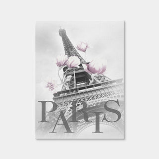 AUTO-MOCKUP WHITE | PARIS Magnolia Eiffel Tower | 1 Piece | Gallery Wrap Canvas | group=3x4