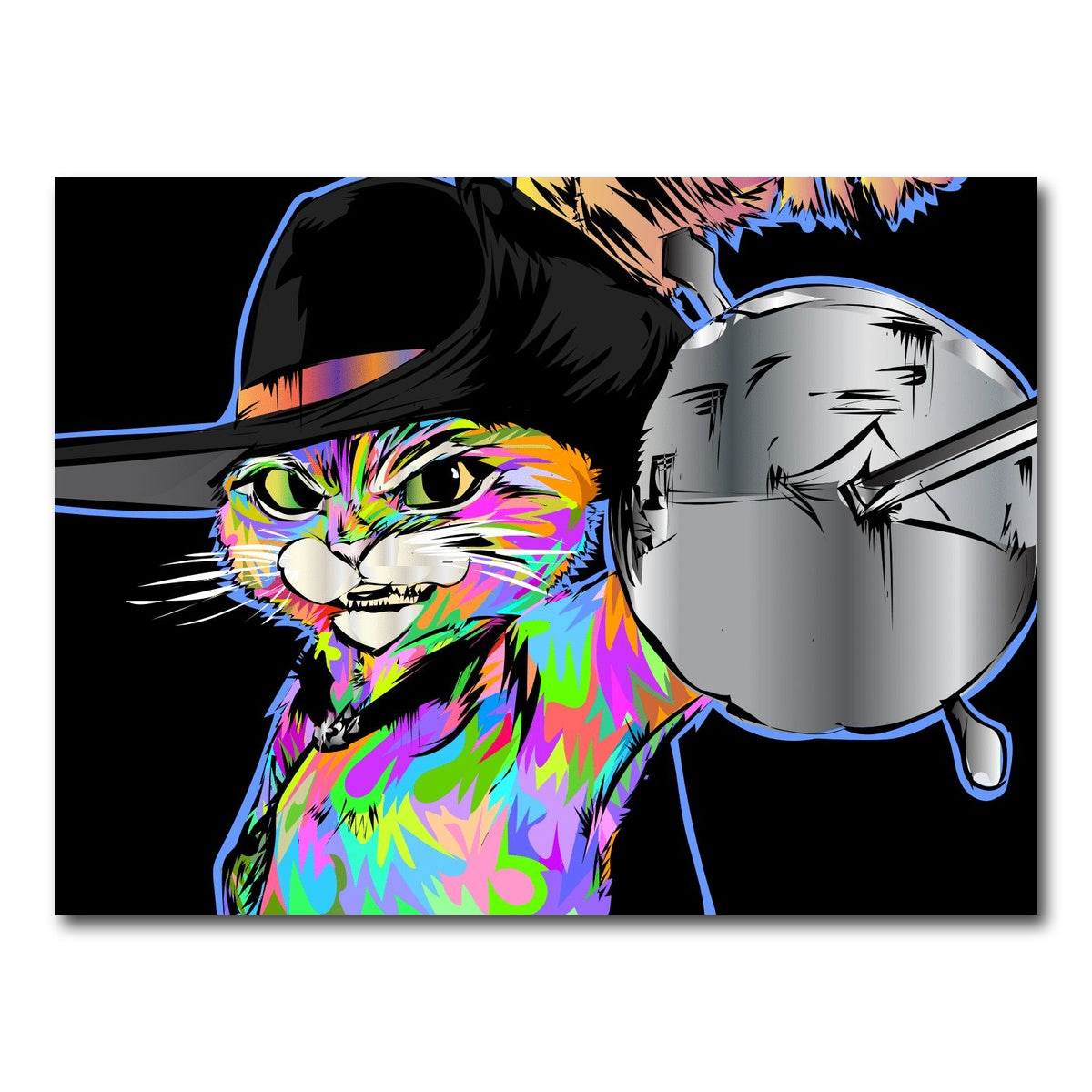 AUTO-MOCKUP WHITE | PUSS AND BOOTS | 1 Piece | Gallery Wrap Canvas | group=4x3