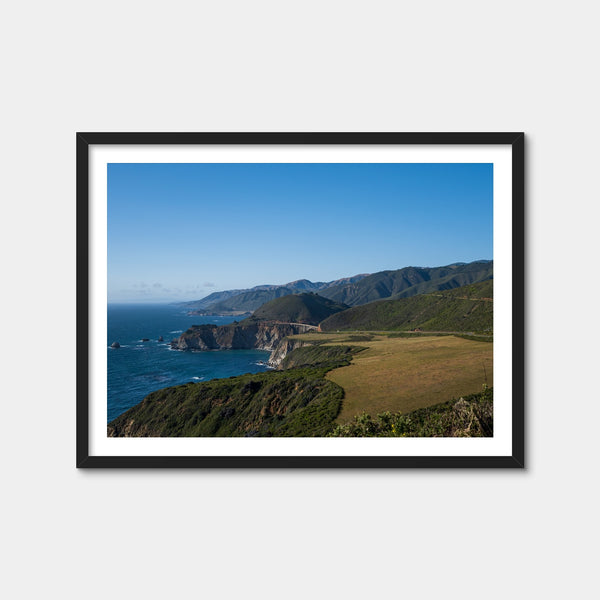 Pacific Coast Hwy CA Wall Art — Framed Print Format preview