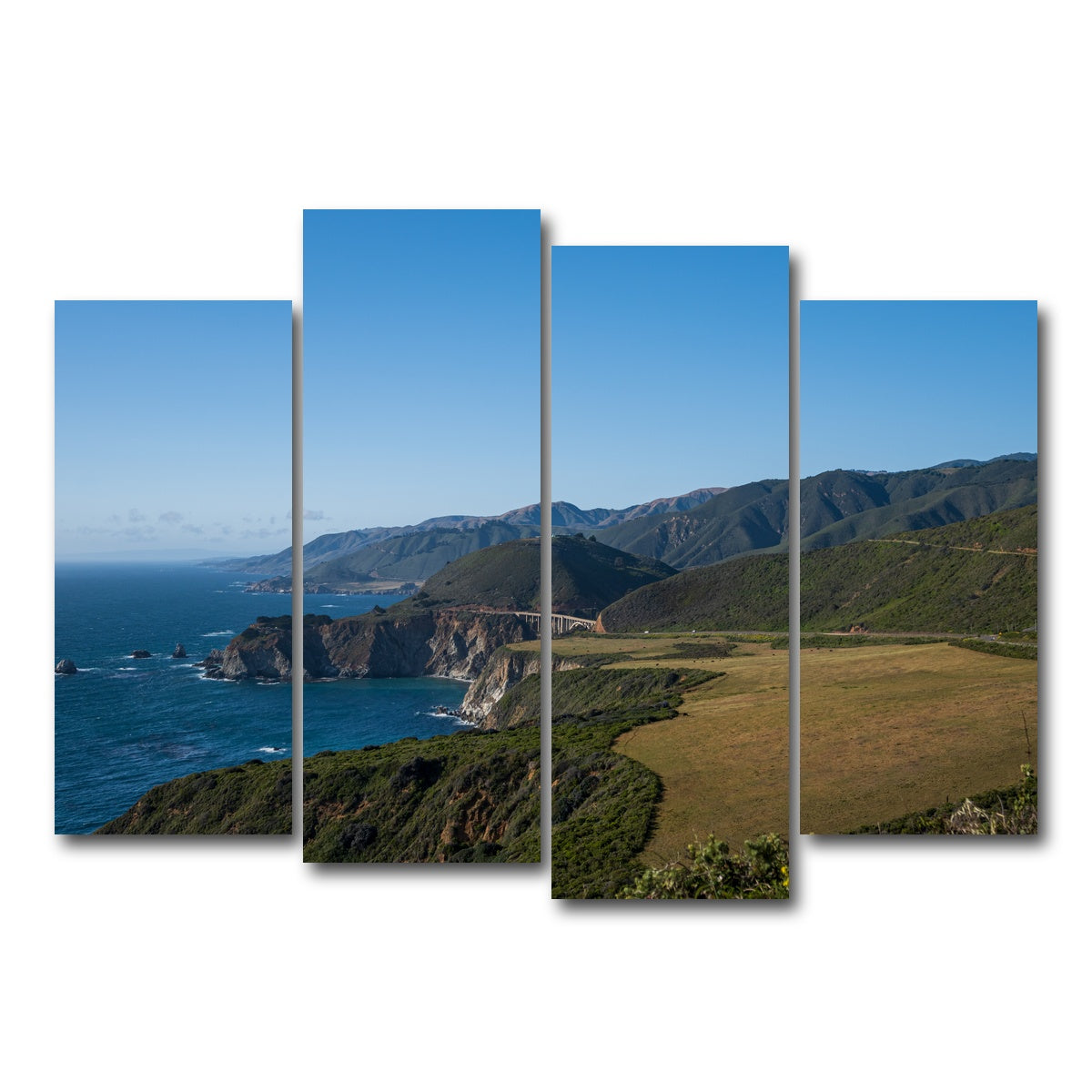 Pacific Coast Hwy CA Wall Art