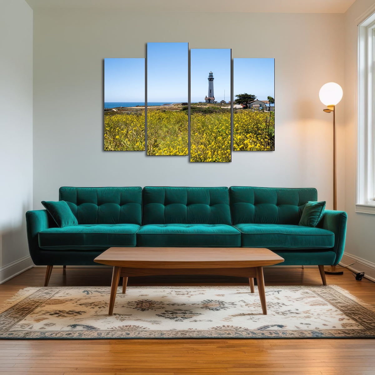Pacific Coast Hwy Lighthouse Wall Art