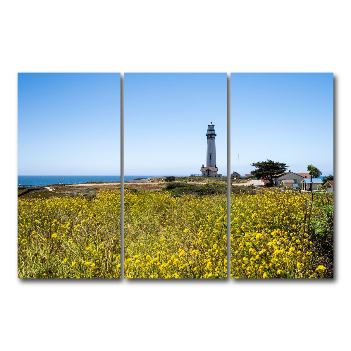 Pacific Coast Hwy Lighthouse Wall Art