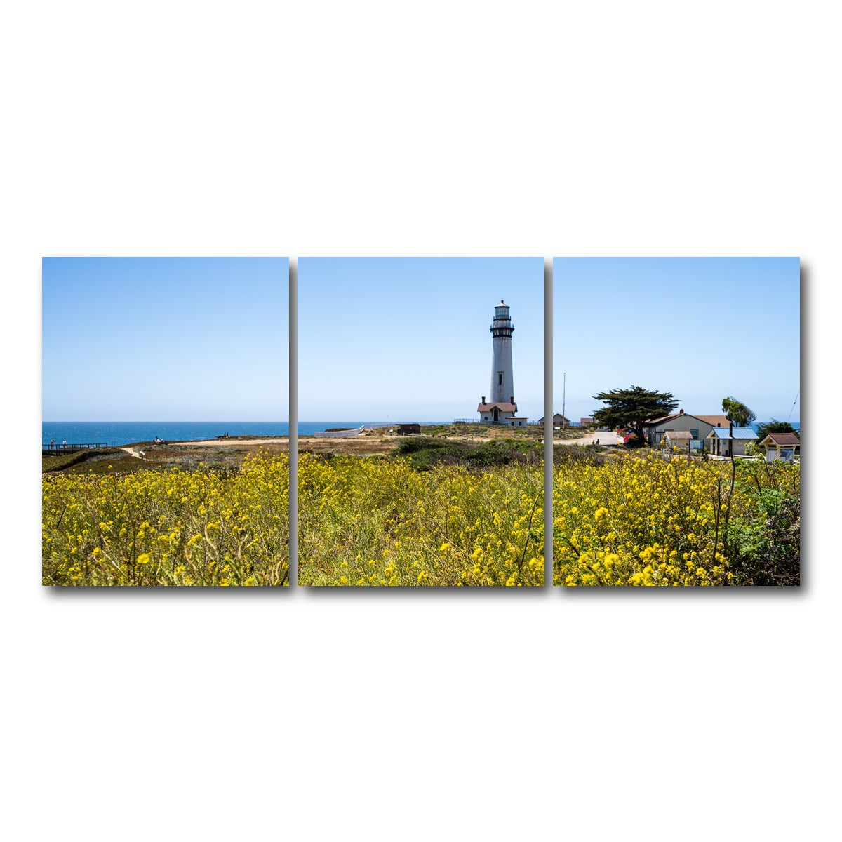 Pacific Coast Hwy Lighthouse Wall Art