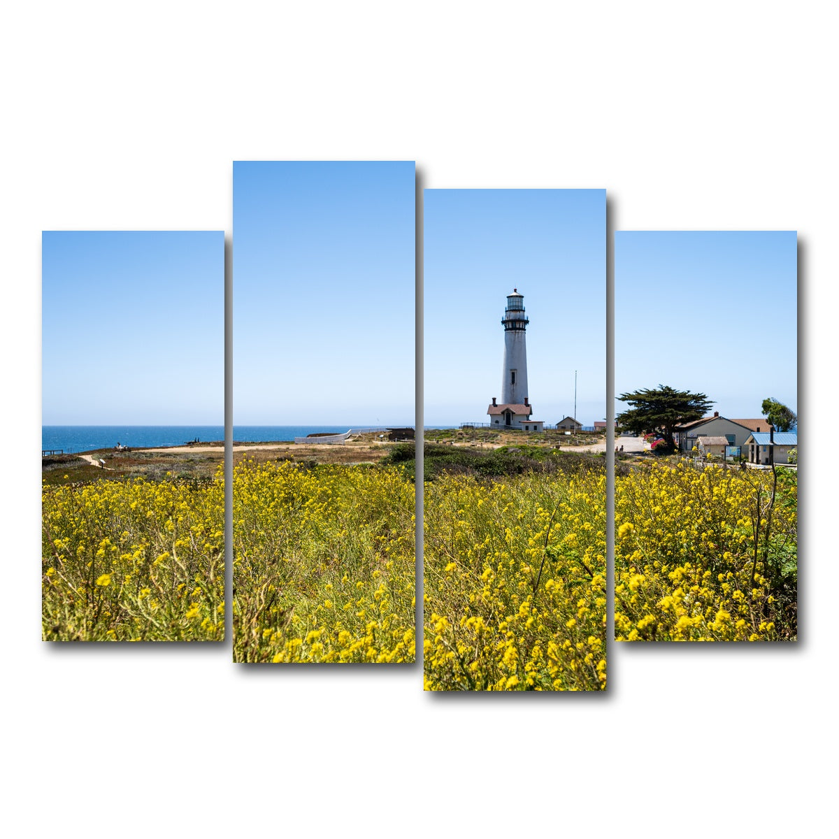 Pacific Coast Hwy Lighthouse Wall Art