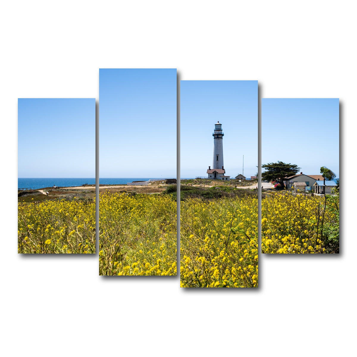 Pacific Coast Hwy Lighthouse Wall Art
