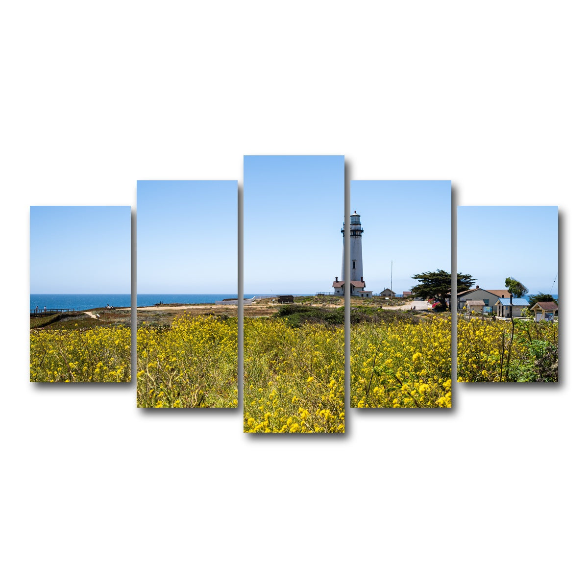 Pacific Coast Hwy Lighthouse Wall Art