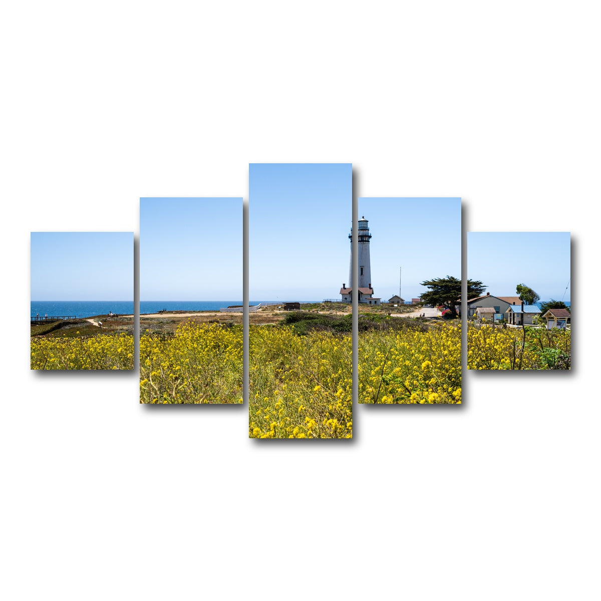 Pacific Coast Hwy Lighthouse Wall Art