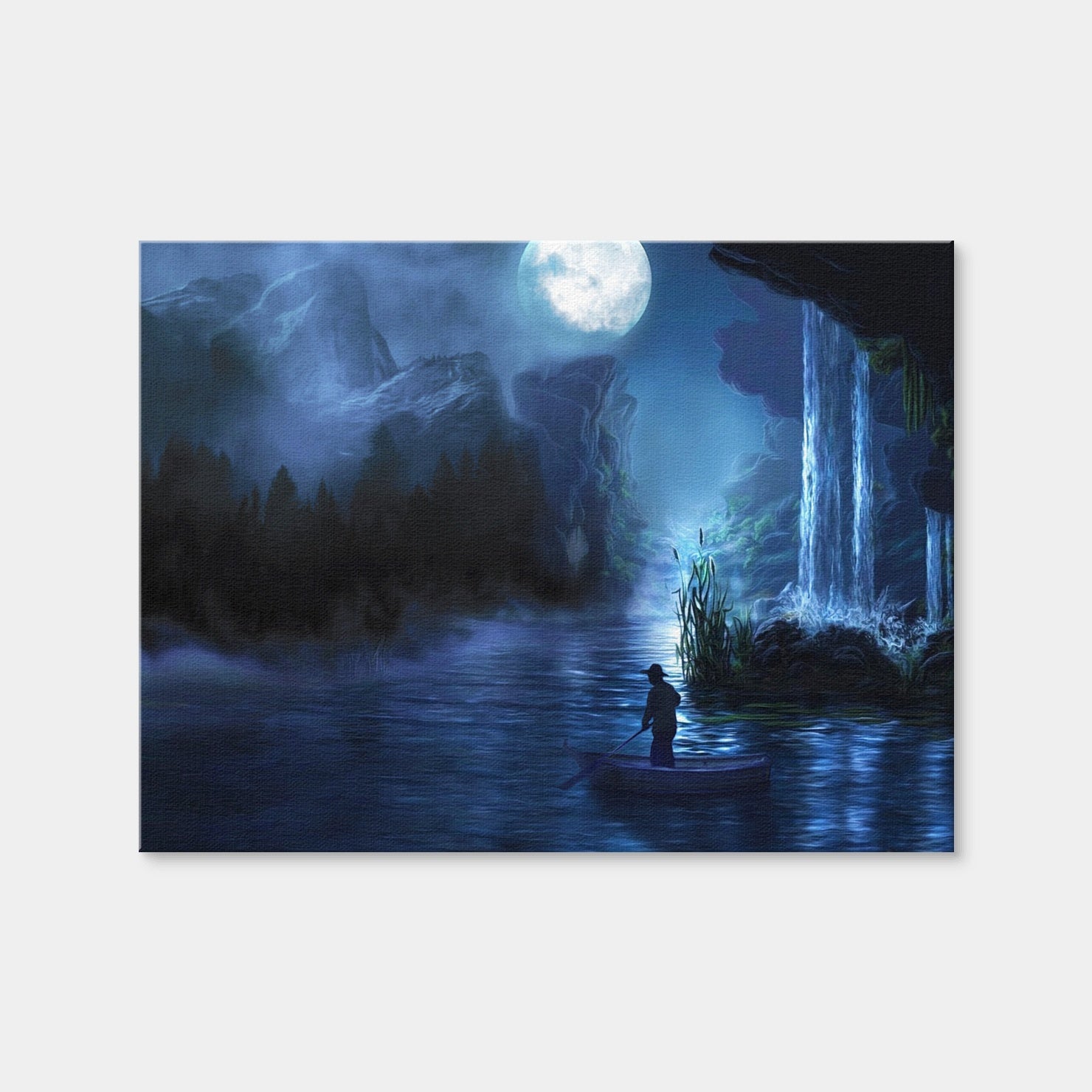 AUTO-MOCKUP WHITE | Paddle at Night | 1 Piece | Gallery Wrap | group=4x3