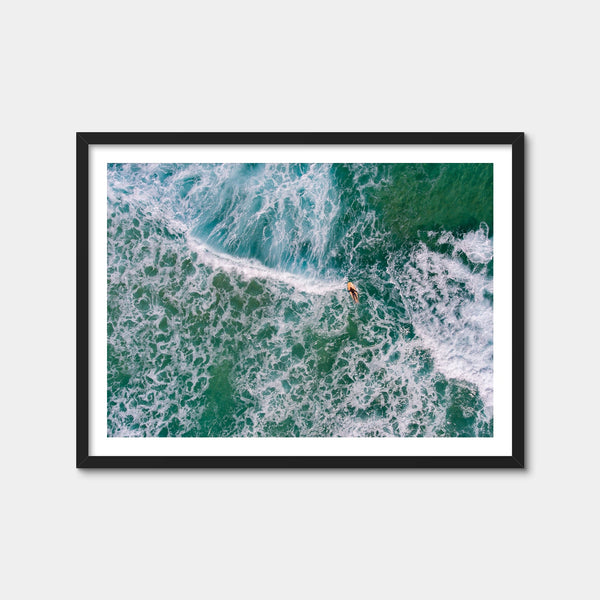 Paddling Out Wall Art — Framed Print Format preview