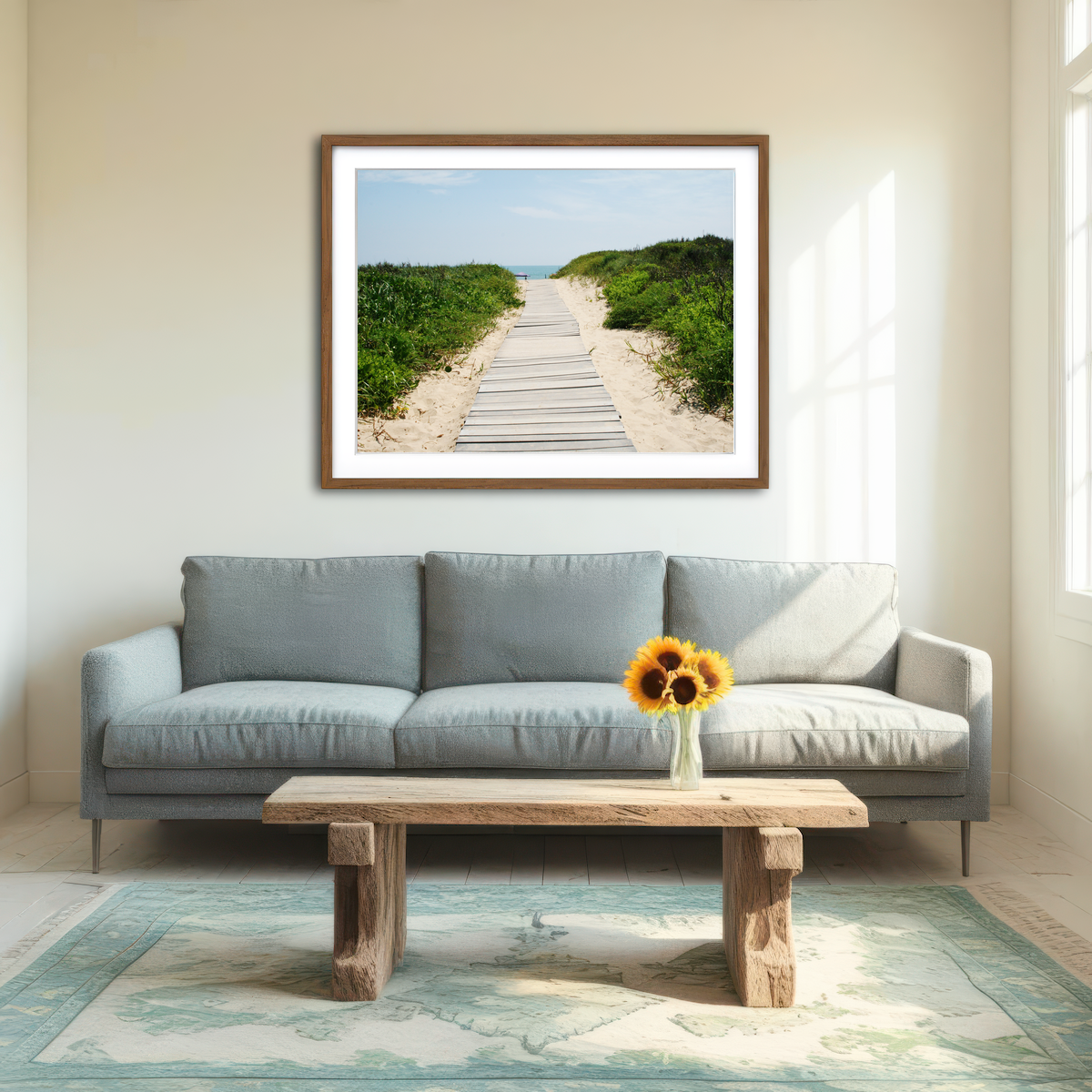 AUTO-MOCKUP ROOM | Padre Island Boardwalk Wall Art