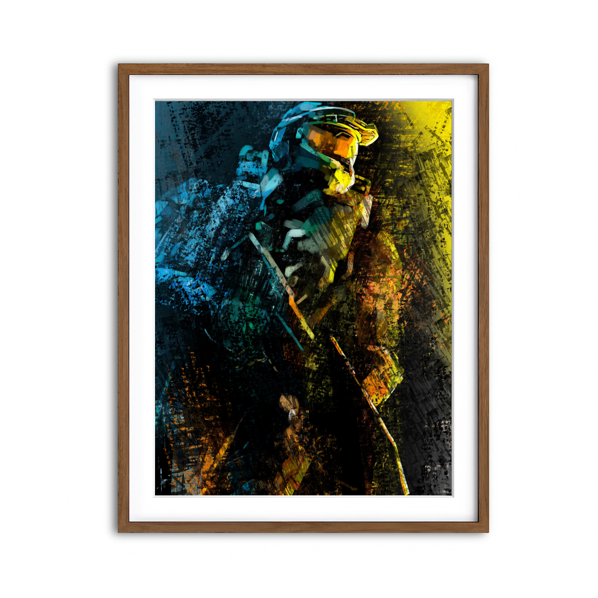 Framed Print 3x4 Walnut