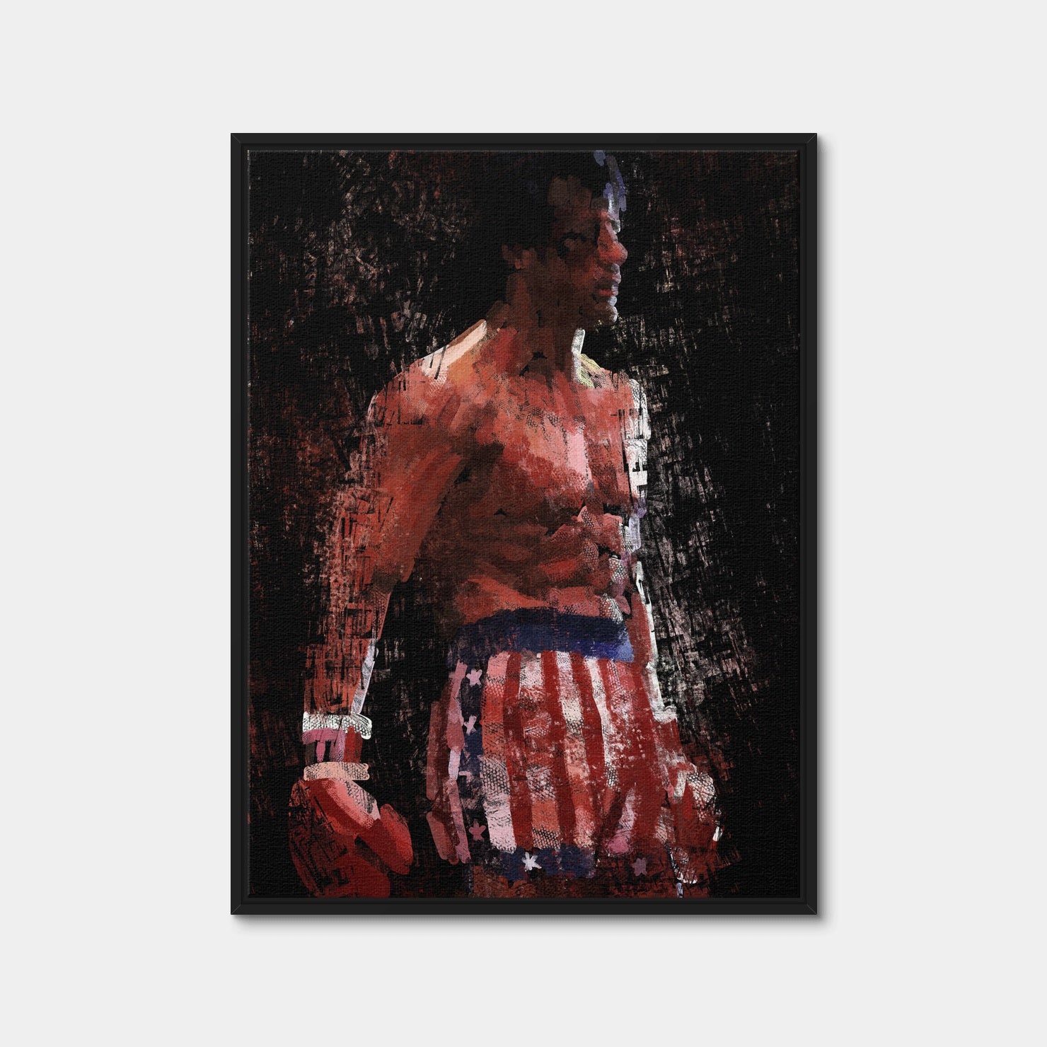 AUTO-MOCKUP WHITE | Painted Rocky | 1 Piece | Black Framed Canvas | group=3x4