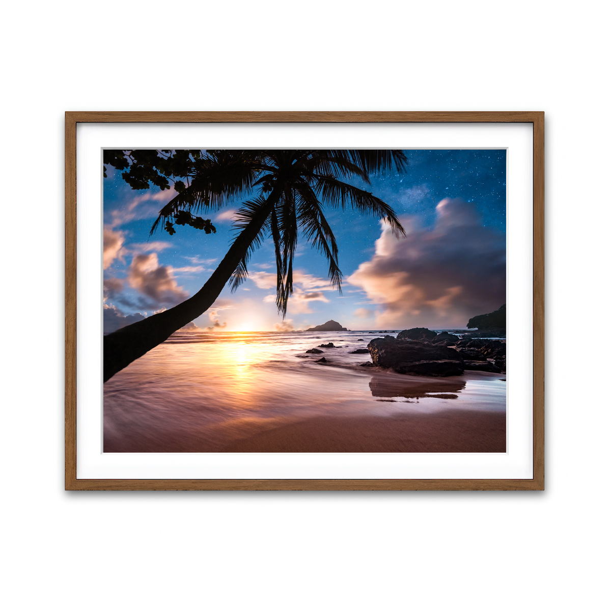 Framed Print 4x3 Walnut