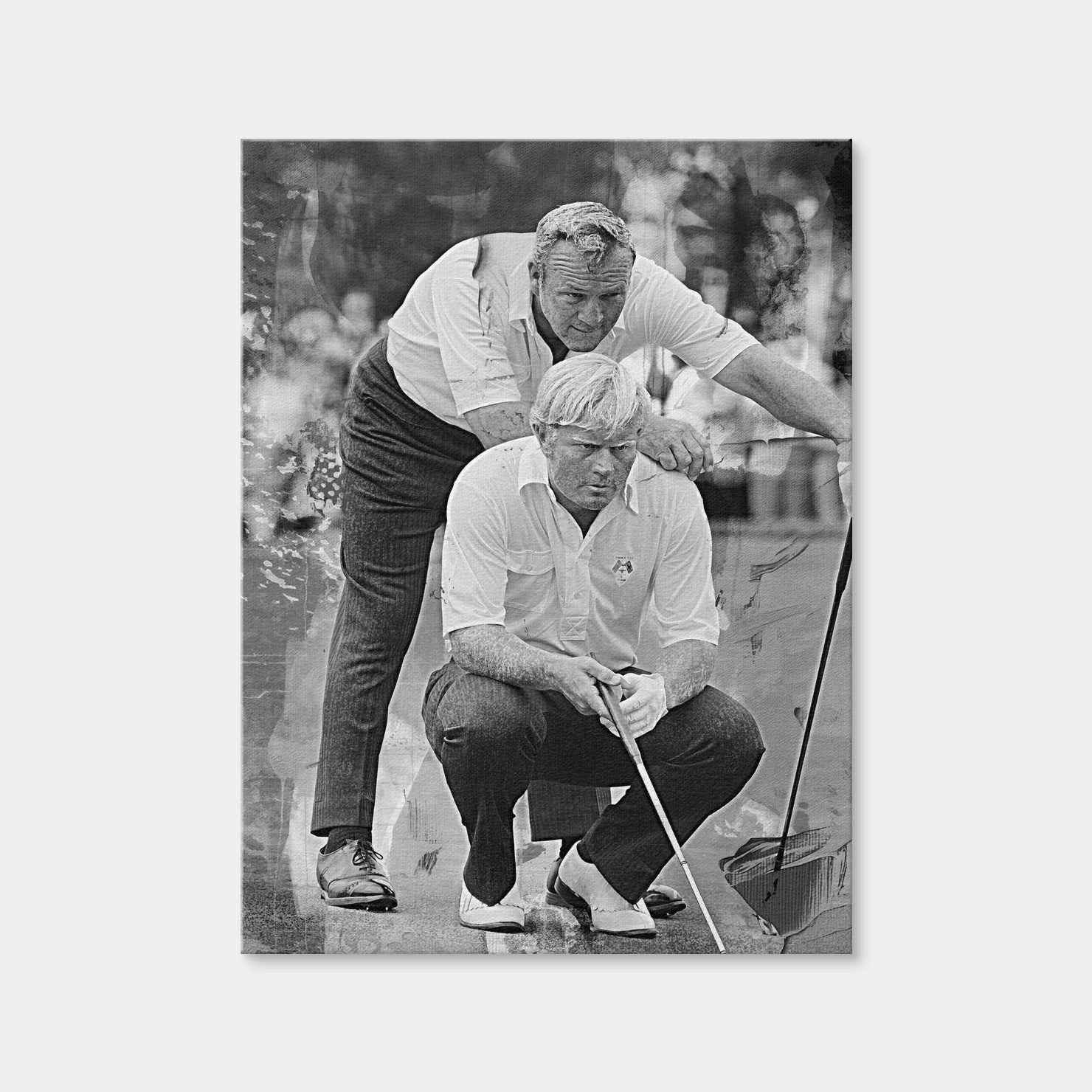 AUTO-MOCKUP WHITE | Palmer & Nicklaus Grayscale | 1 Piece | Gallery Wrap | group=3x4