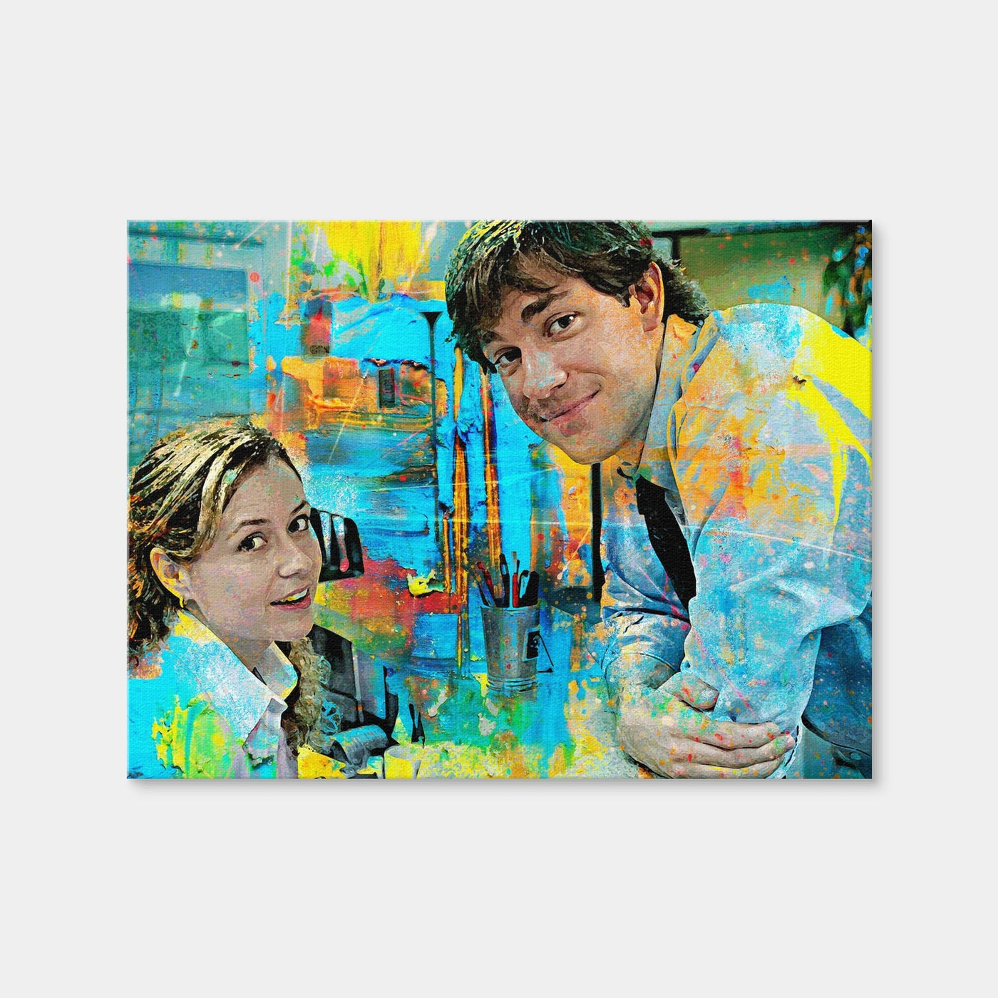 AUTO-MOCKUP WHITE | Pam & Jim | 1 Piece | Gallery Wrap | group=4x3