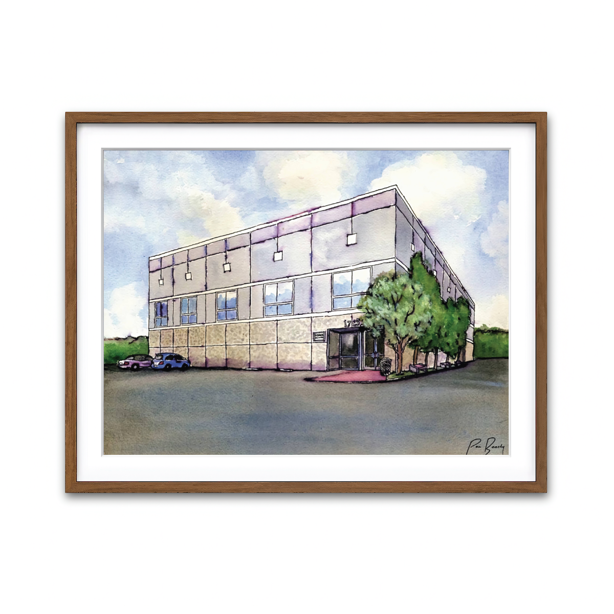 Framed Print 4x3 Walnut