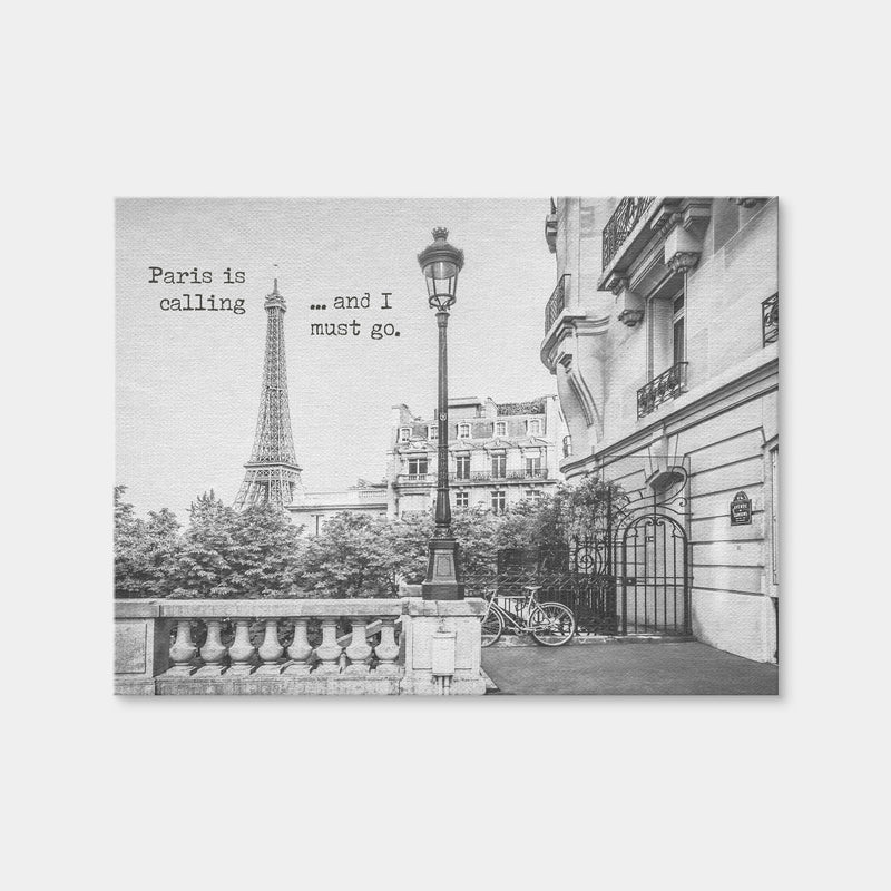 AUTO-MOCKUP WHITE | Paris is Calling | 1 Piece | Gallery Wrap | group=4x3