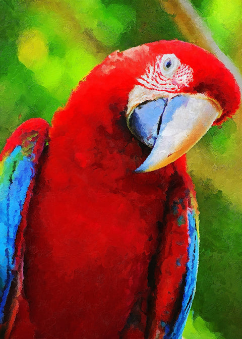 Parrot Recovered Painting Wall Art