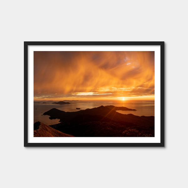 Parrot's Peak Ilha Grande Brazil Wall Art — Framed Print Format preview