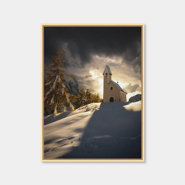 Passo Gardena Wall Art — Framed Canvas Format preview