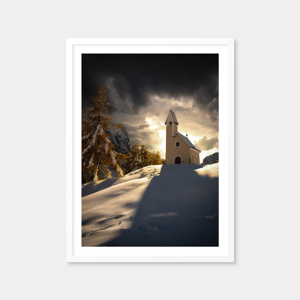 Passo Gardena Wall Art — Framed Print Format preview
