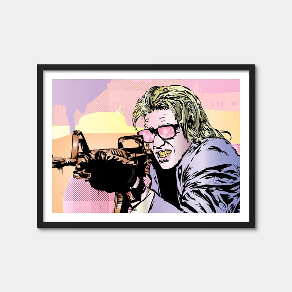 Pastel Heat Wall Art — Framed Print Format preview