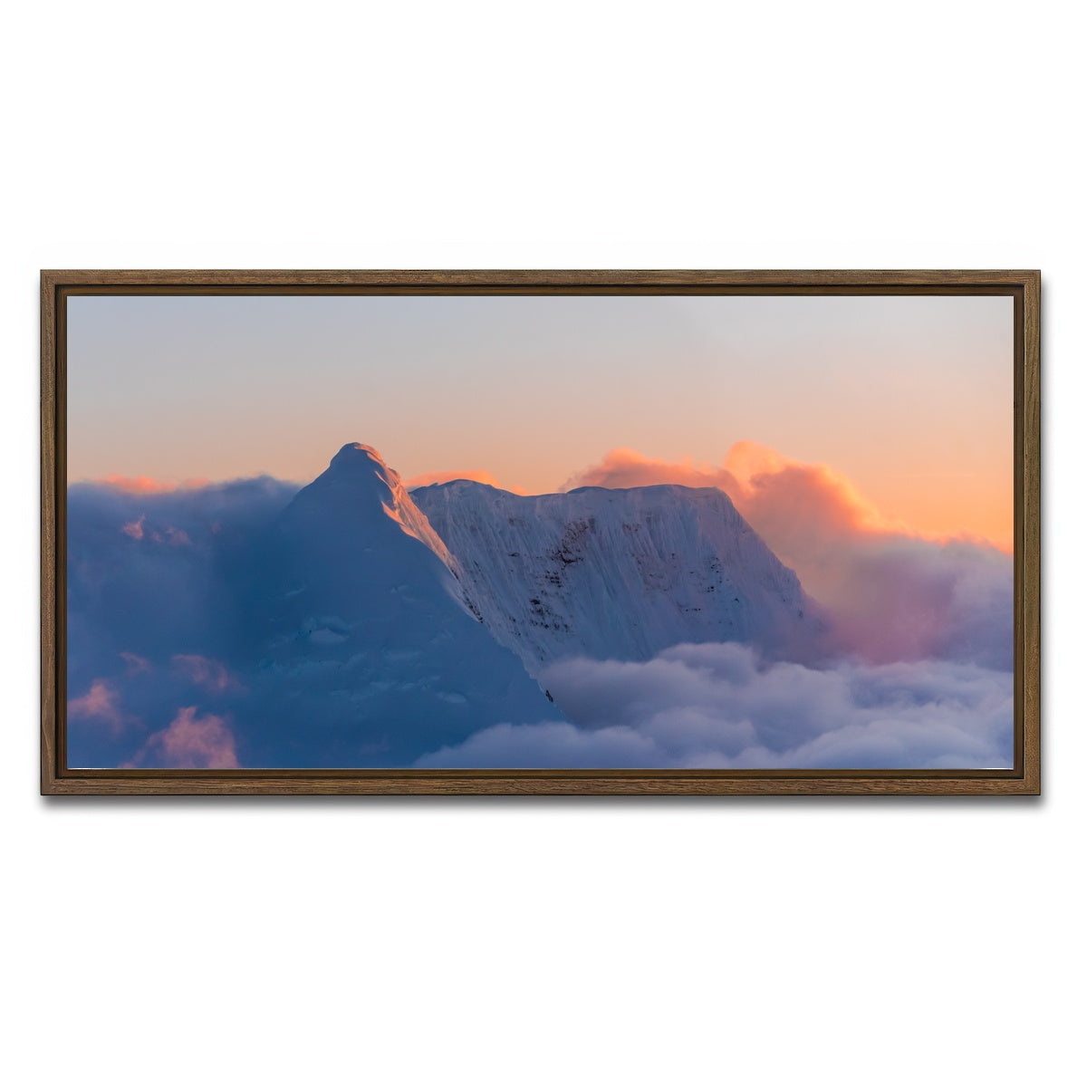 AUTO-MOCKUP WHITE | Pastel Peak | 1 Piece | Walnut Framed Canvas | group=2x1