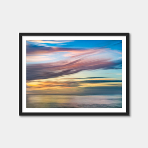 Pastel Pink Sky Wall Art — Framed Print Format preview