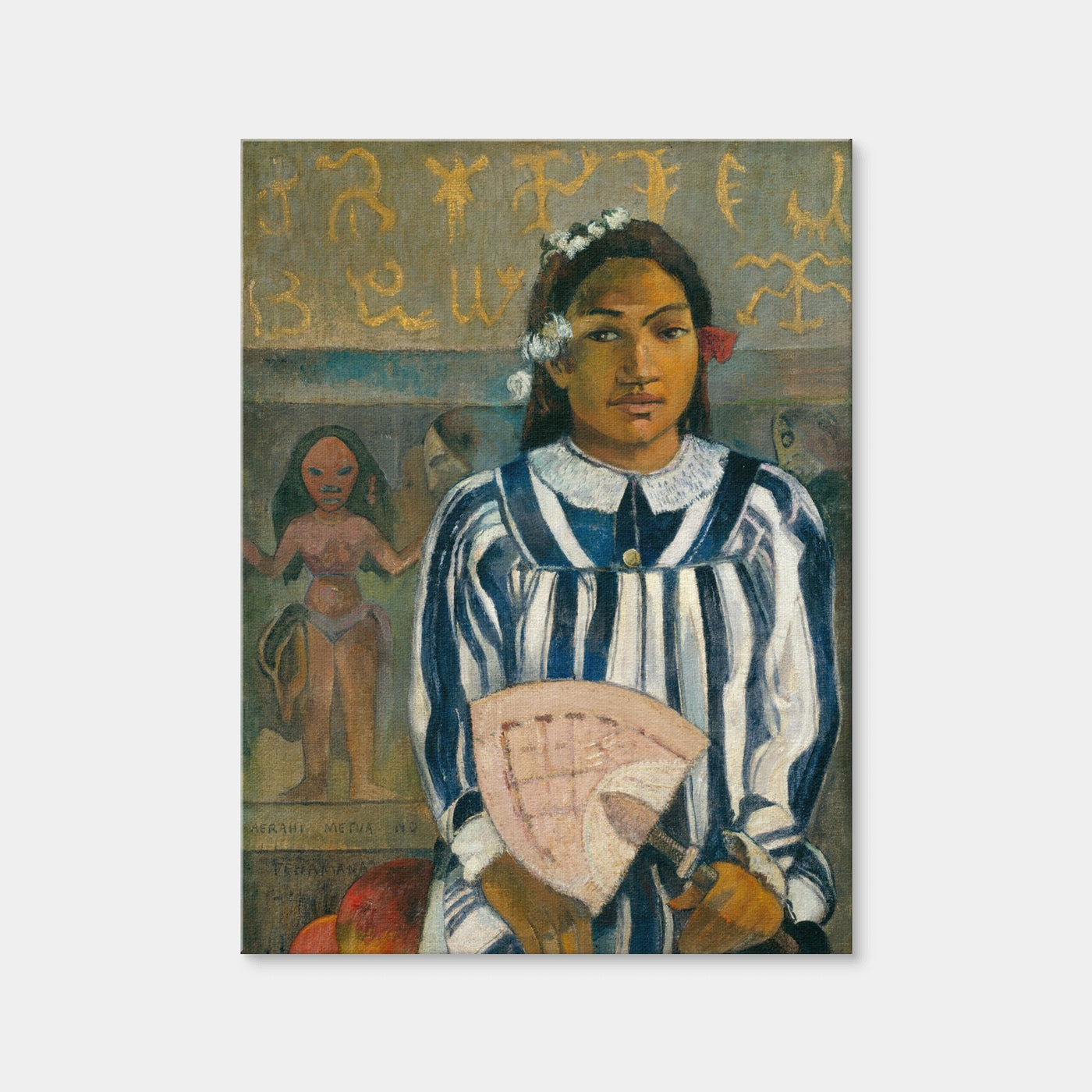 AUTO-MOCKUP WHITE | Paul Gauguin - Portrait | 1 Piece | Gallery Wrap Canvas | group=3x4