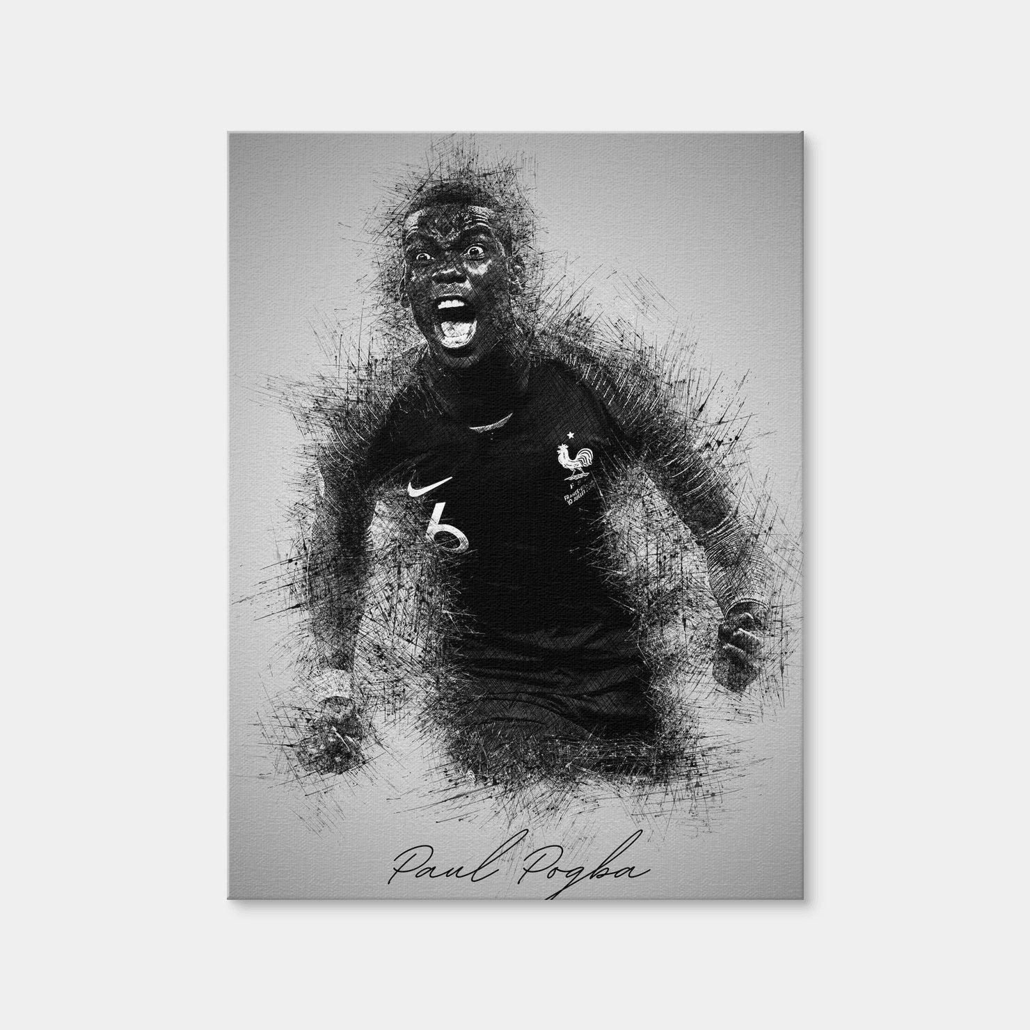 AUTO-MOCKUP WHITE | Paul Pogba | 1 Piece | Gallery Wrap Canvas | group=3x4