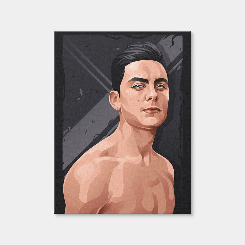 AUTO-MOCKUP WHITE | Paulo Dybala | 1 Piece | Gallery Wrap Canvas | group=3x4