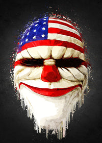 Payday 2 Portrait Wall Art