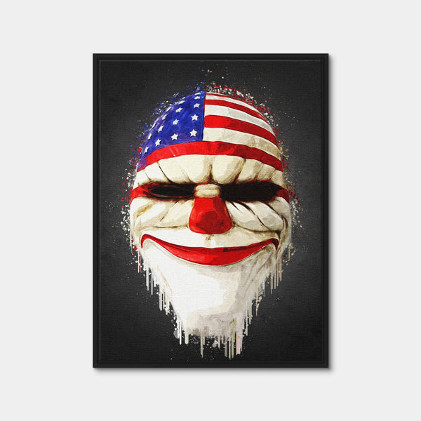 Payday 2 Portrait Wall Art — Framed Canvas Format preview