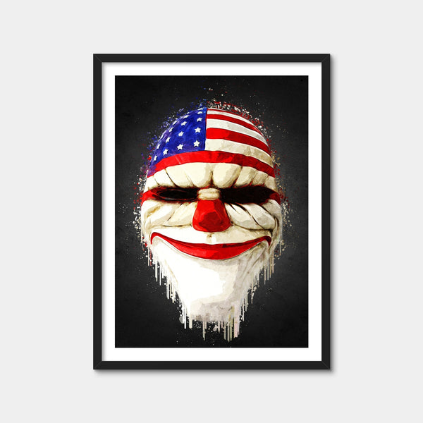 Payday 2 Portrait Wall Art — Framed Print Format preview