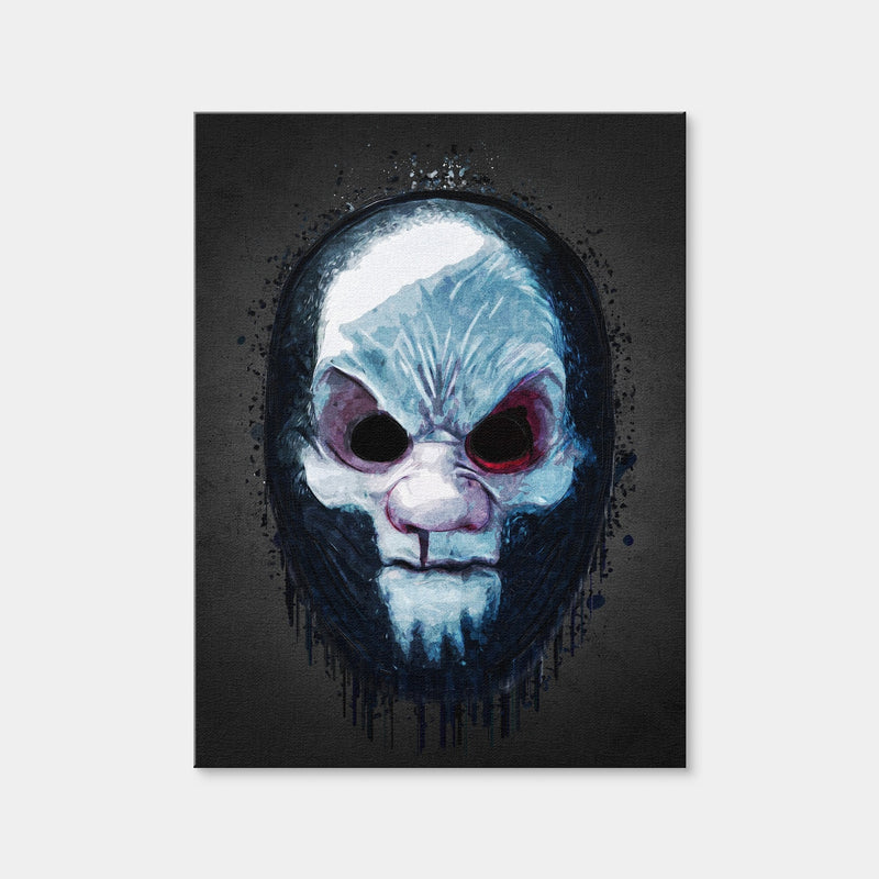 AUTO-MOCKUP WHITE | Payday 3 Portrait | 1 Piece | Gallery Wrap Canvas | group=3x4