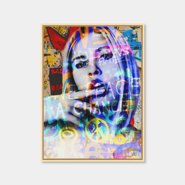 Peace Wall Art — Framed Canvas Format preview