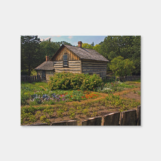 AUTO-MOCKUP WHITE | Pedersen House And Garden | 1 Piece | Gallery Wrap Canvas | group=4x3