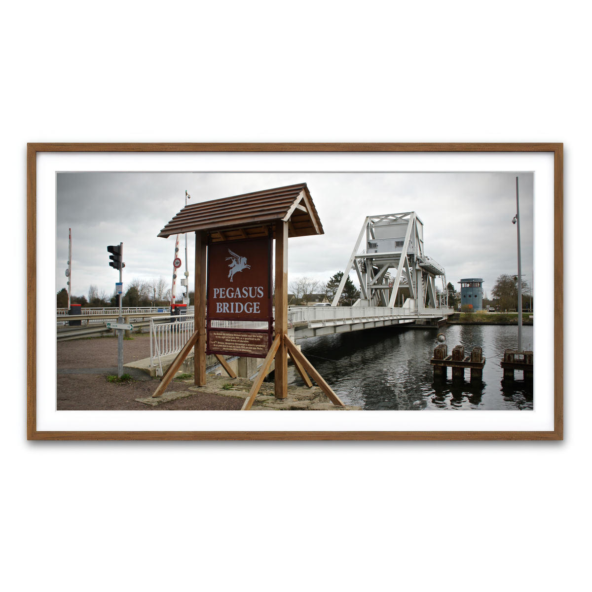 Framed Print 2x1 Walnut