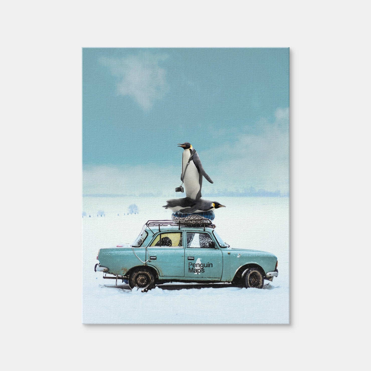AUTO-MOCKUP WHITE | Penguin Maps | 1 Piece | Gallery Wrap | group=3x4