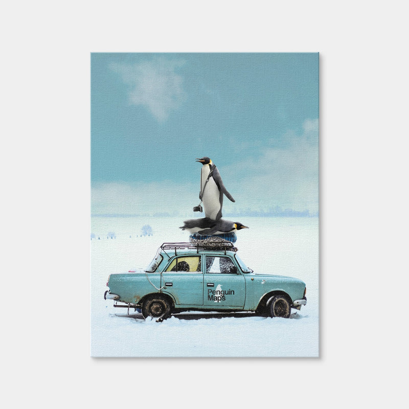 AUTO-MOCKUP WHITE | Penguin Maps | 1 Piece | Gallery Wrap | group=3x4