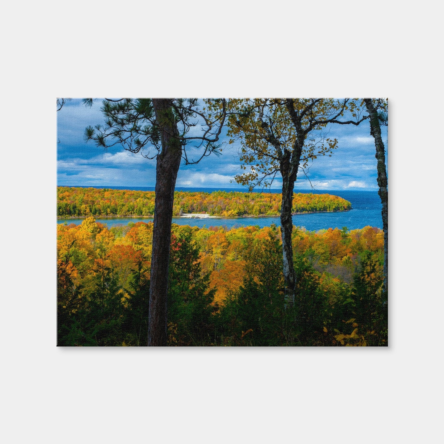 AUTO-MOCKUP WHITE | Peninsula State Park Lake Michigan | 1 Piece | Gallery Wrap | group=4x3