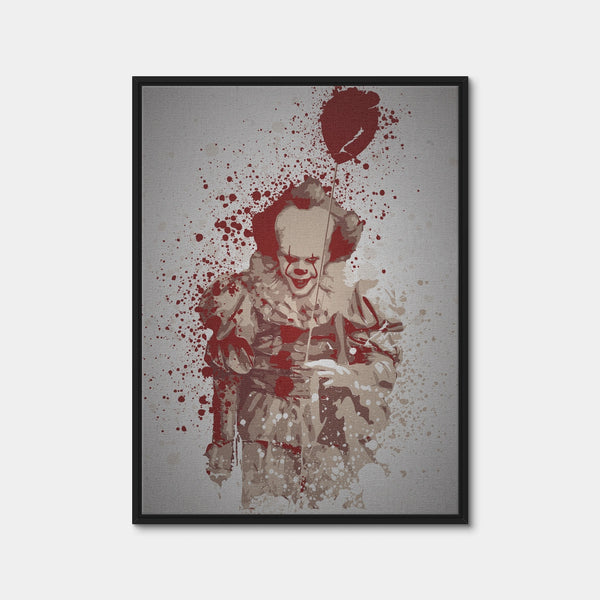 Pennywise Wall Art — Framed Canvas Format preview