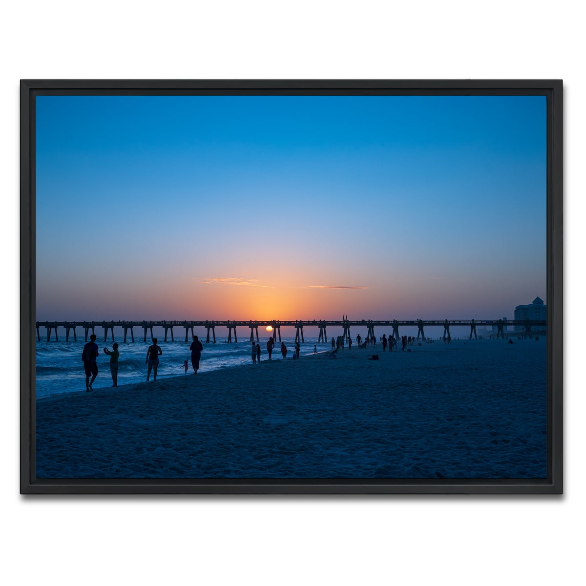 AUTO-MOCKUP WHITE | Pensacola Florida | 1 Piece | Black Framed Canvas | group=4x3